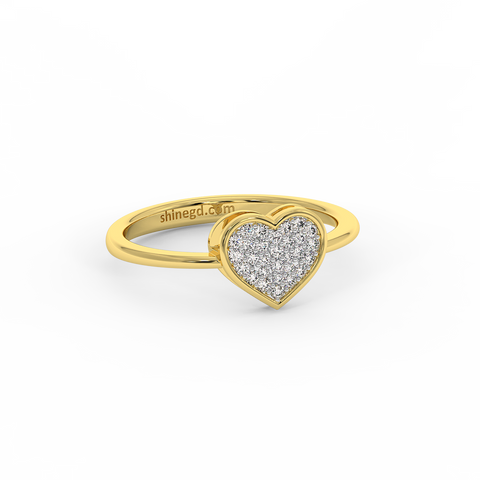 18K Gold Diamond Ring
