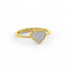 18K Gold Diamond Ring