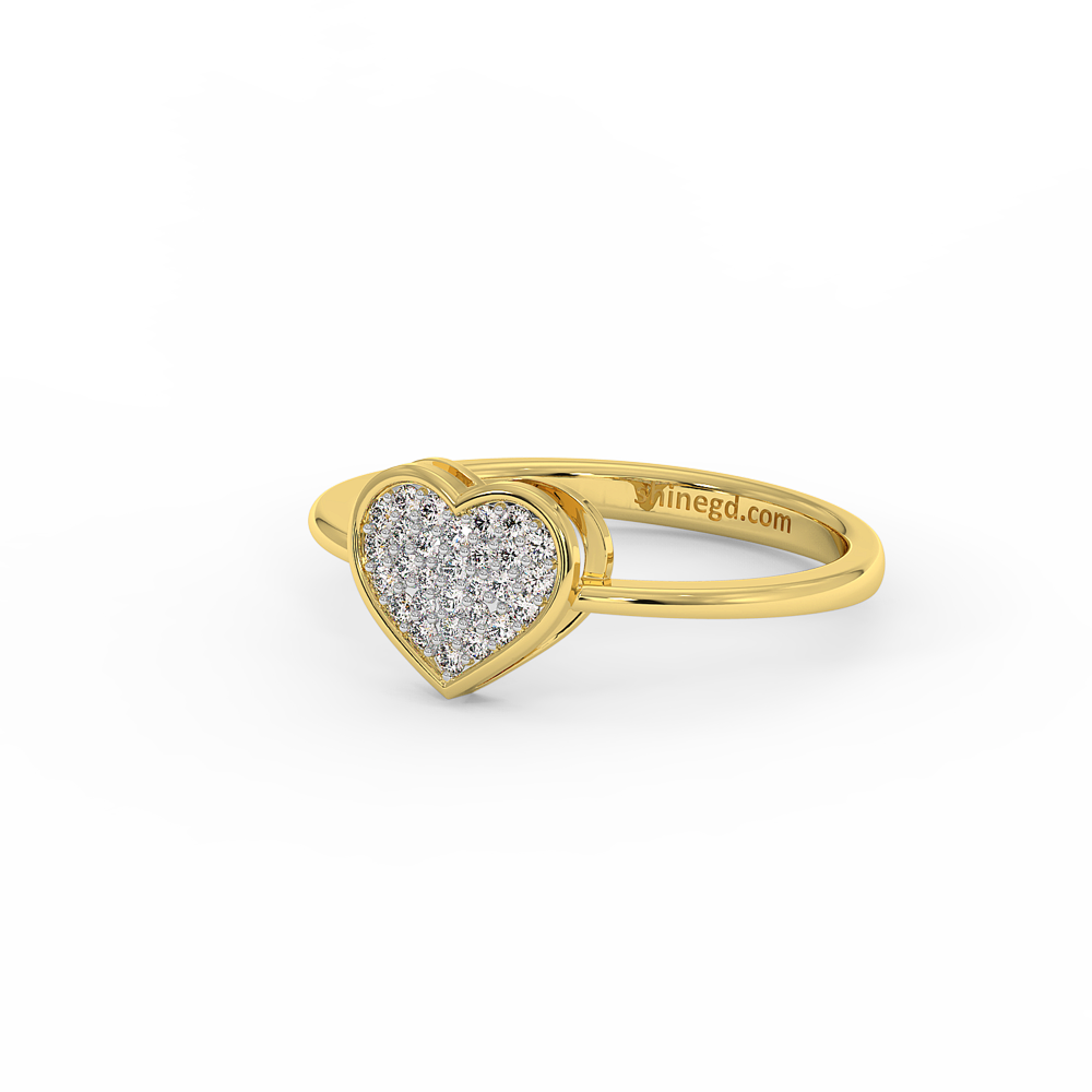 18K Gold Diamond Ring