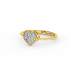 18K Gold Diamond Ring
