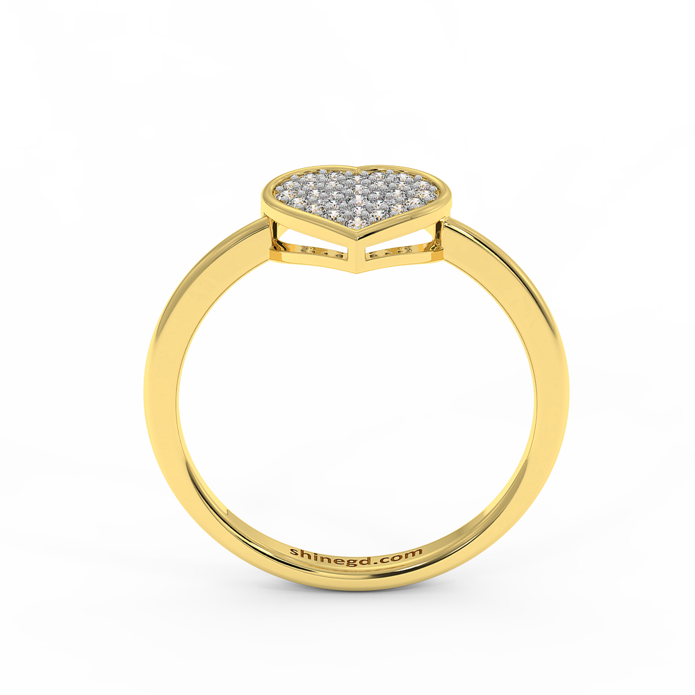 18K Gold Diamond Ring