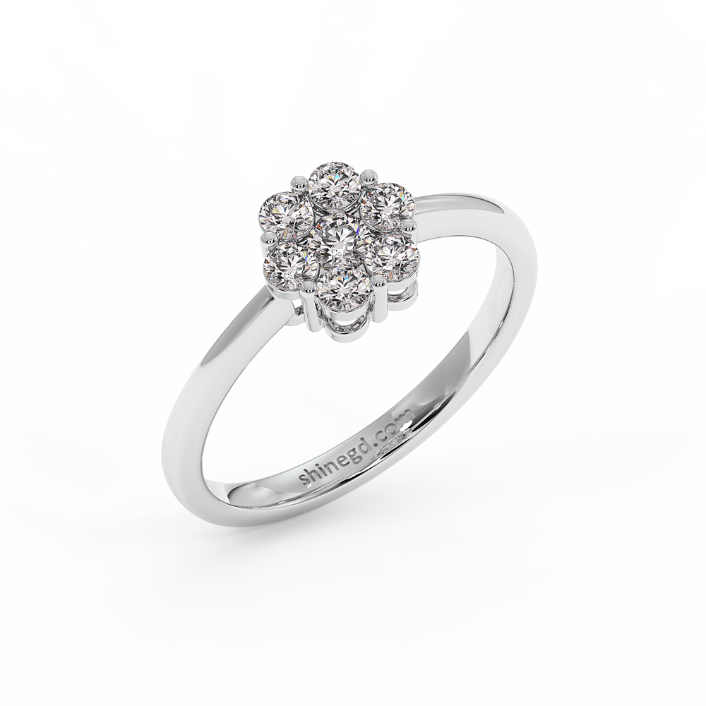 18K Gold Diamond Ring