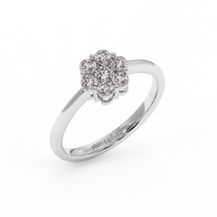 18K Gold Diamond Ring