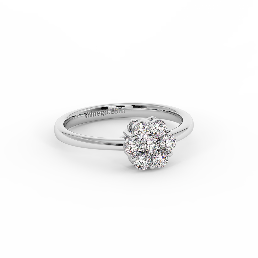 18K Gold Diamond Ring