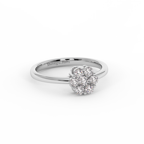 18K Gold Diamond Ring