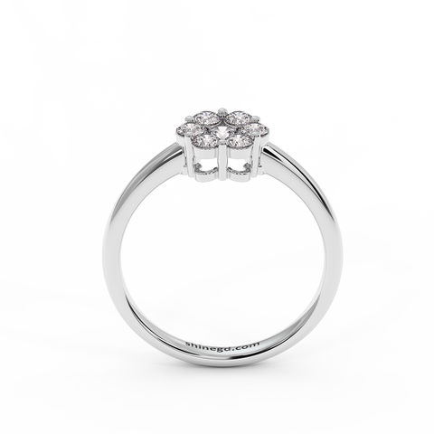 18K Gold Diamond Ring
