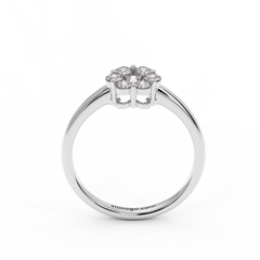 18K Gold Diamond Ring