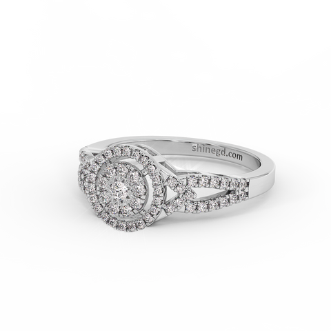 18K Gold Diamond Ring