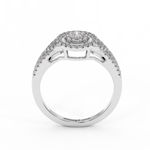 18K Gold Diamond Ring