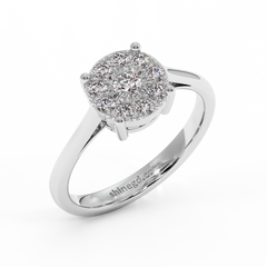 18K Gold Diamond Ring