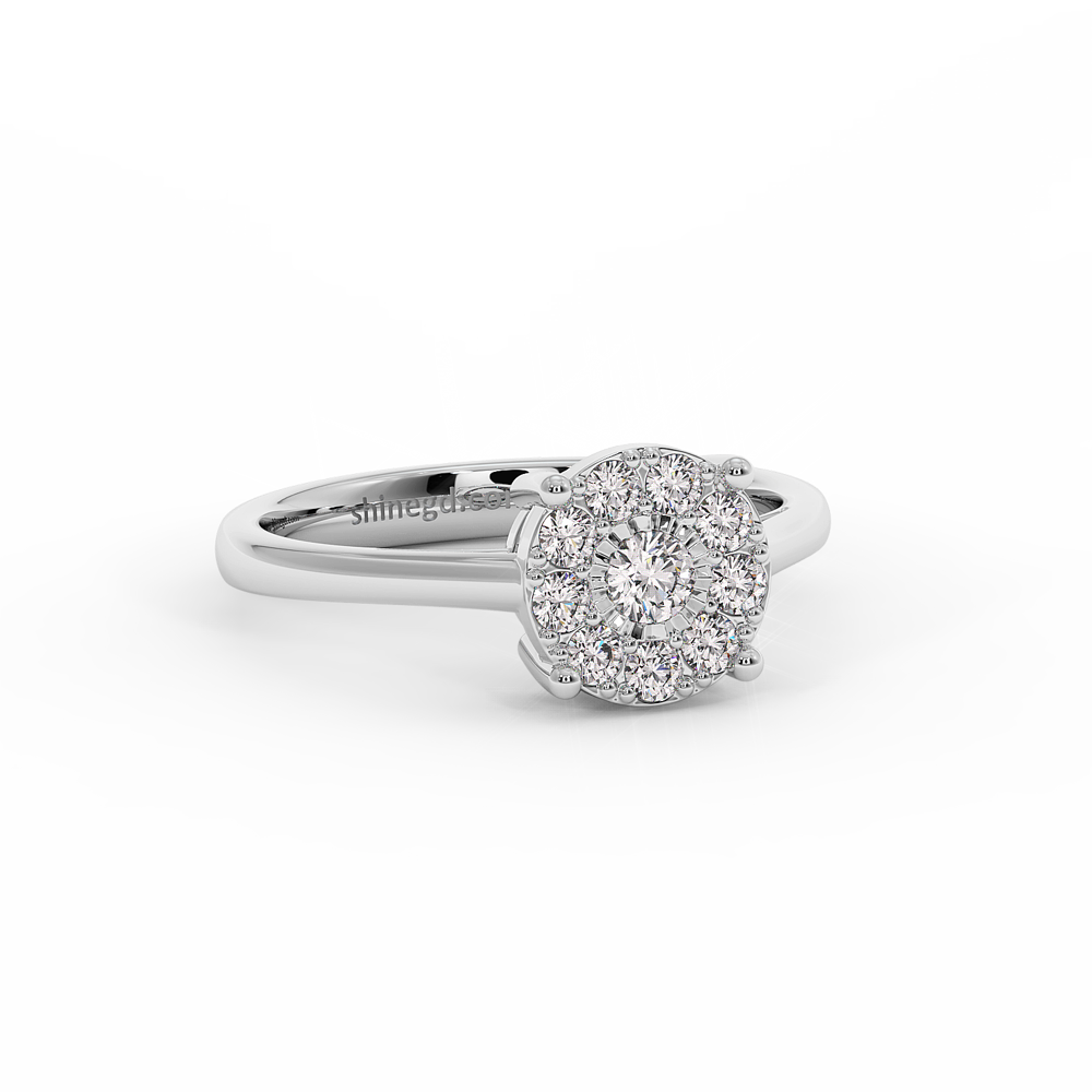 18K Gold Diamond Ring