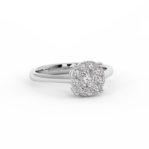 18K Gold Diamond Ring
