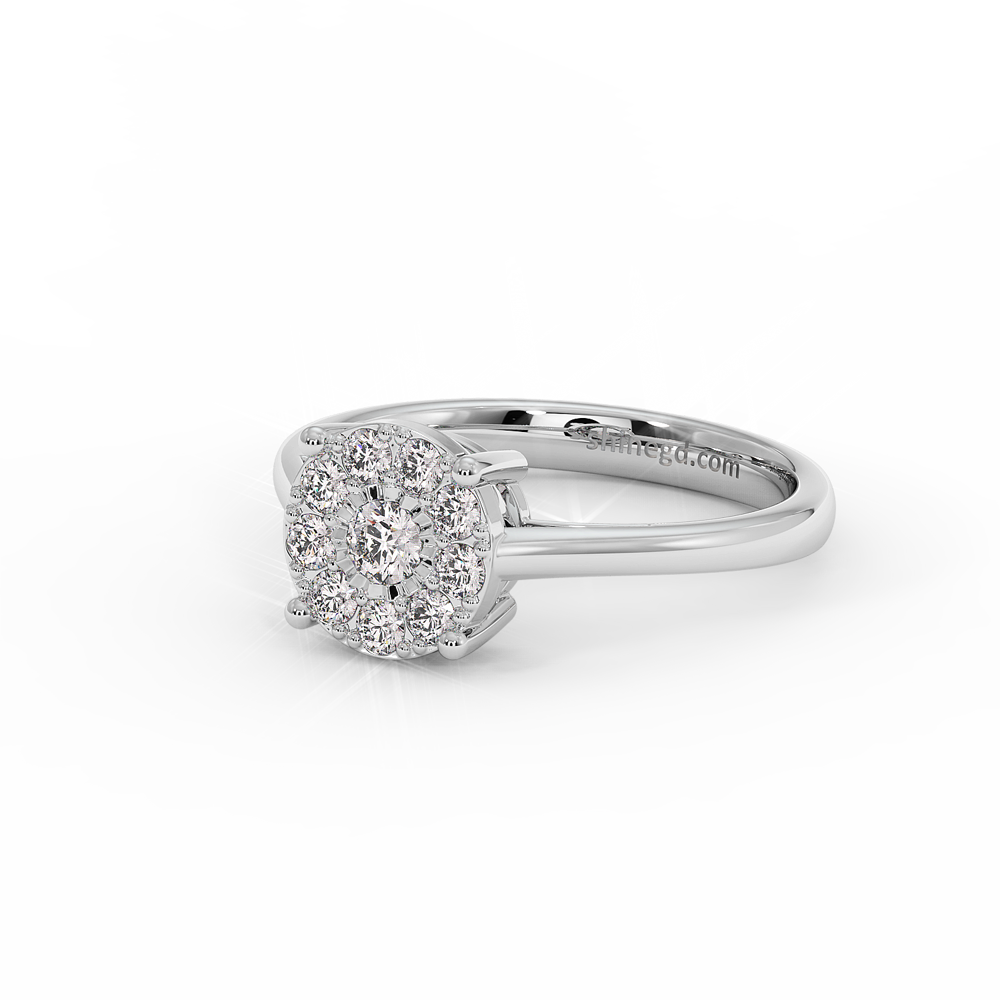 18K Gold Diamond Ring