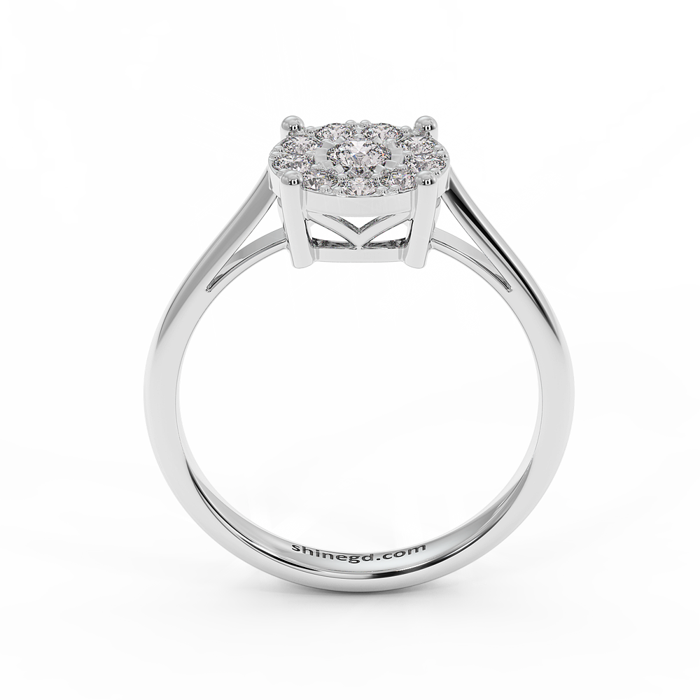 18K Gold Diamond Ring