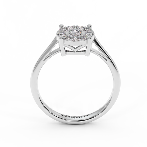 18K Gold Diamond Ring