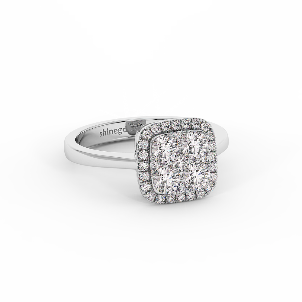 18K Gold Diamond Ring