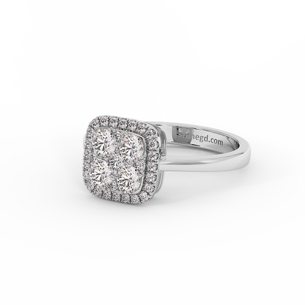18K Gold Diamond Ring