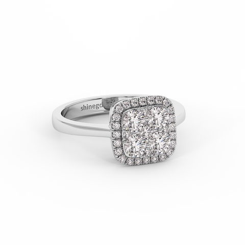18K Gold Diamond Ring
