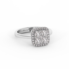 18K Gold Diamond Ring
