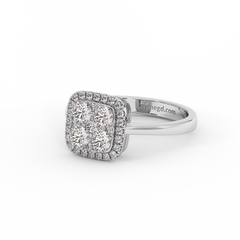 18K Gold Diamond Ring