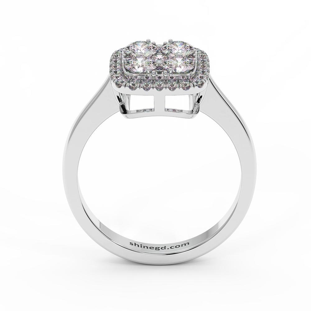 18K Gold Diamond Ring