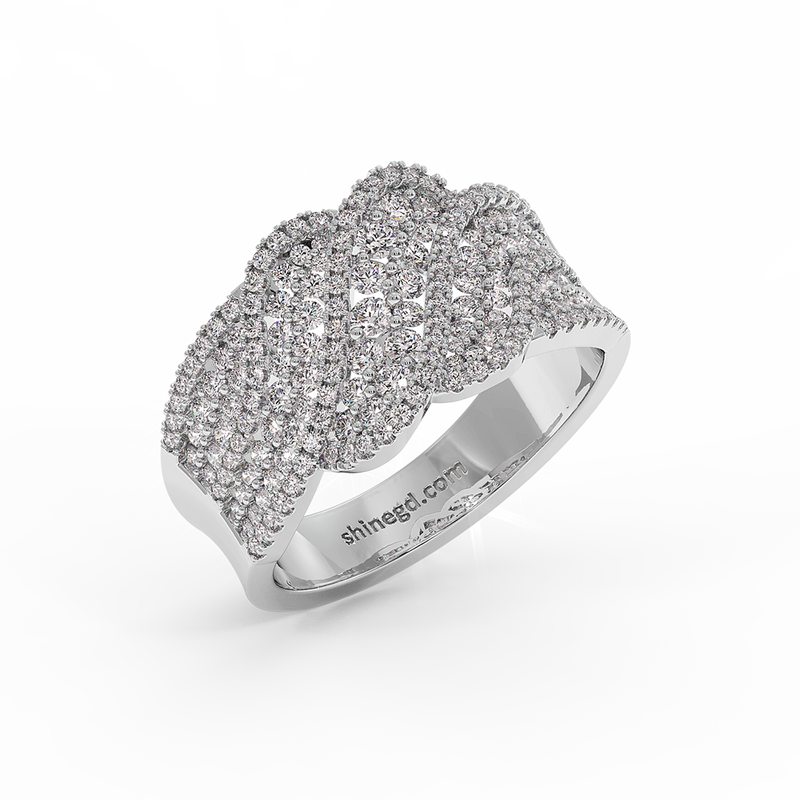 18K Gold Diamond Ring