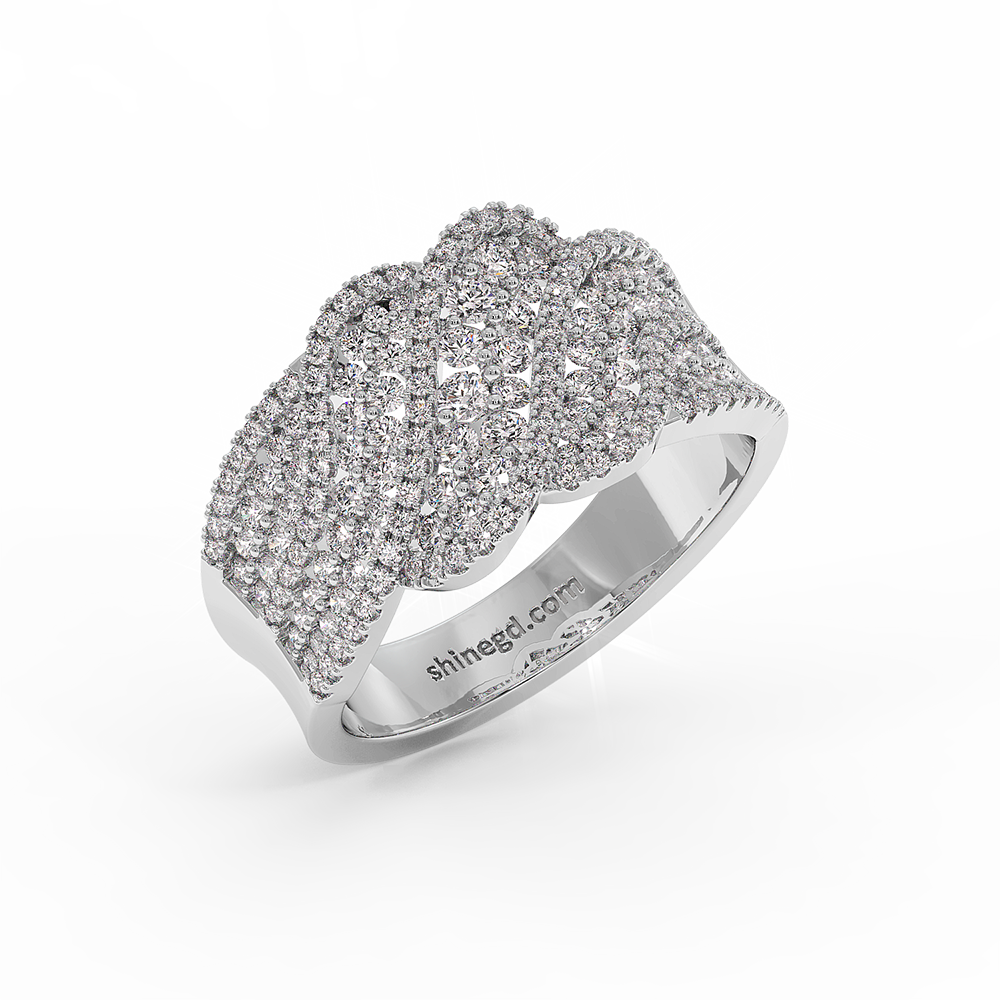 18K Gold Diamond Ring
