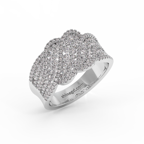 18K Gold Diamond Ring