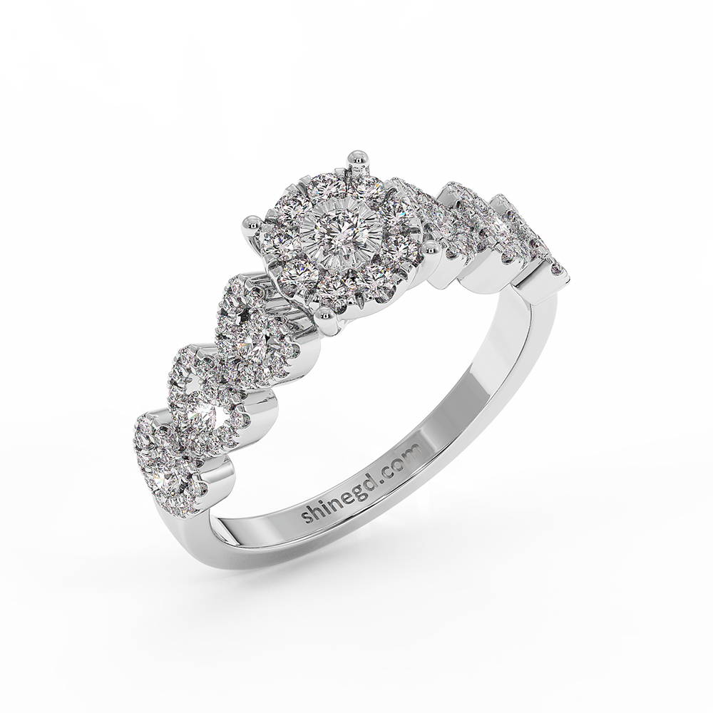 18K Gold Diamond Ring
