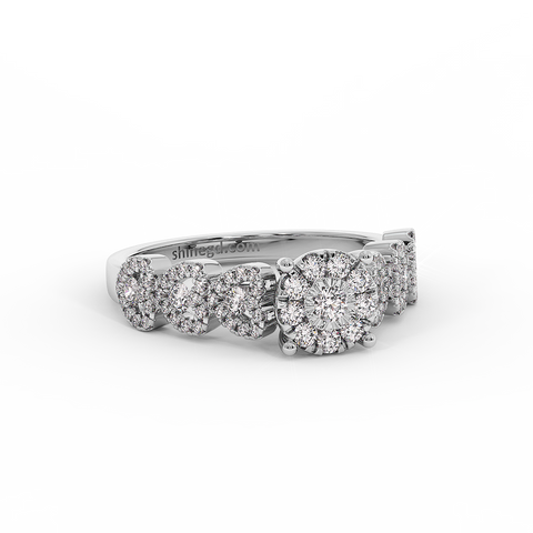 18K Gold Diamond Ring
