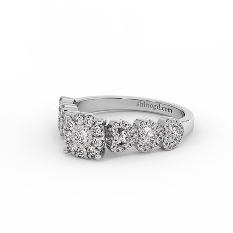 18K Gold Diamond Ring