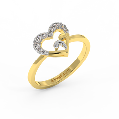 18K Gold Diamond Ring