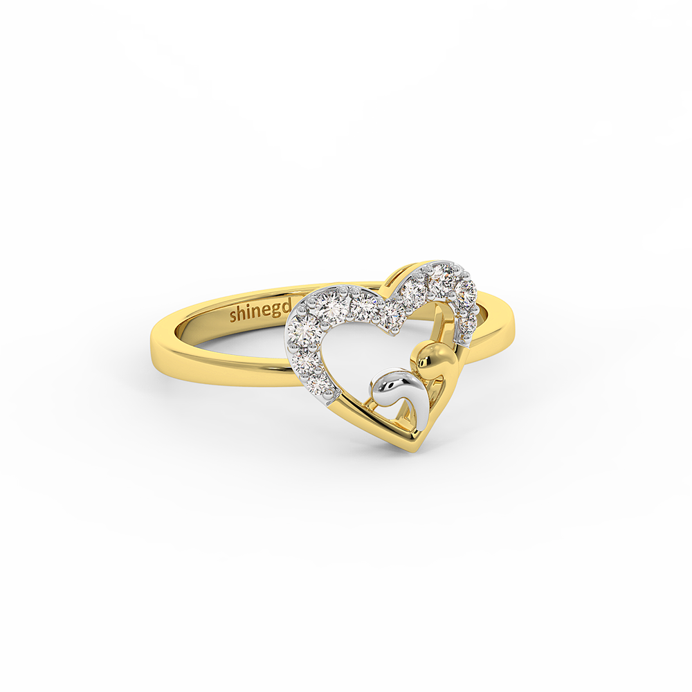 18K Gold Diamond Ring