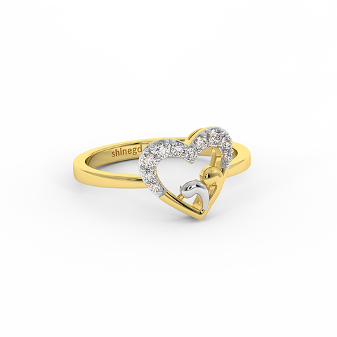 18K Gold Diamond Ring