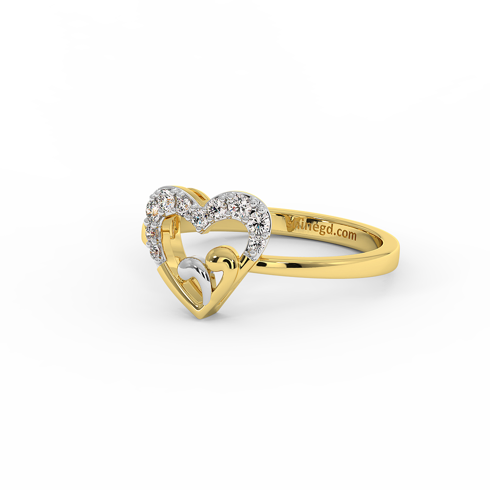 18K Gold Diamond Ring