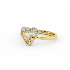 18K Gold Diamond Ring