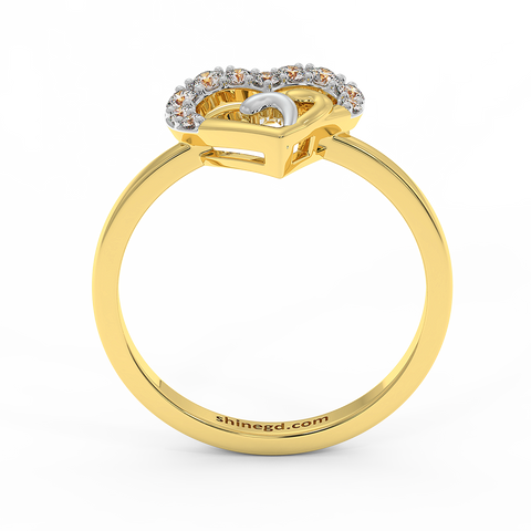 18K Gold Diamond Ring