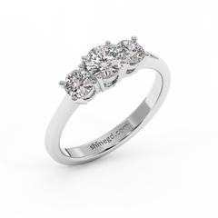18K Gold Diamond Solitaire Ring