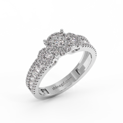 18K Gold Diamond Ring