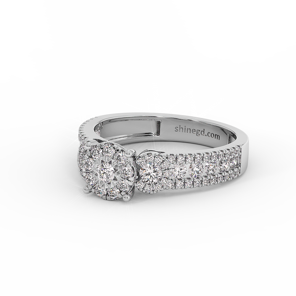 18K Gold Diamond Ring