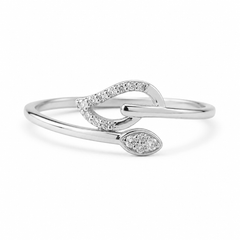 Everyday Sparkle 0.06ct Diamond Ring in 18K Gold