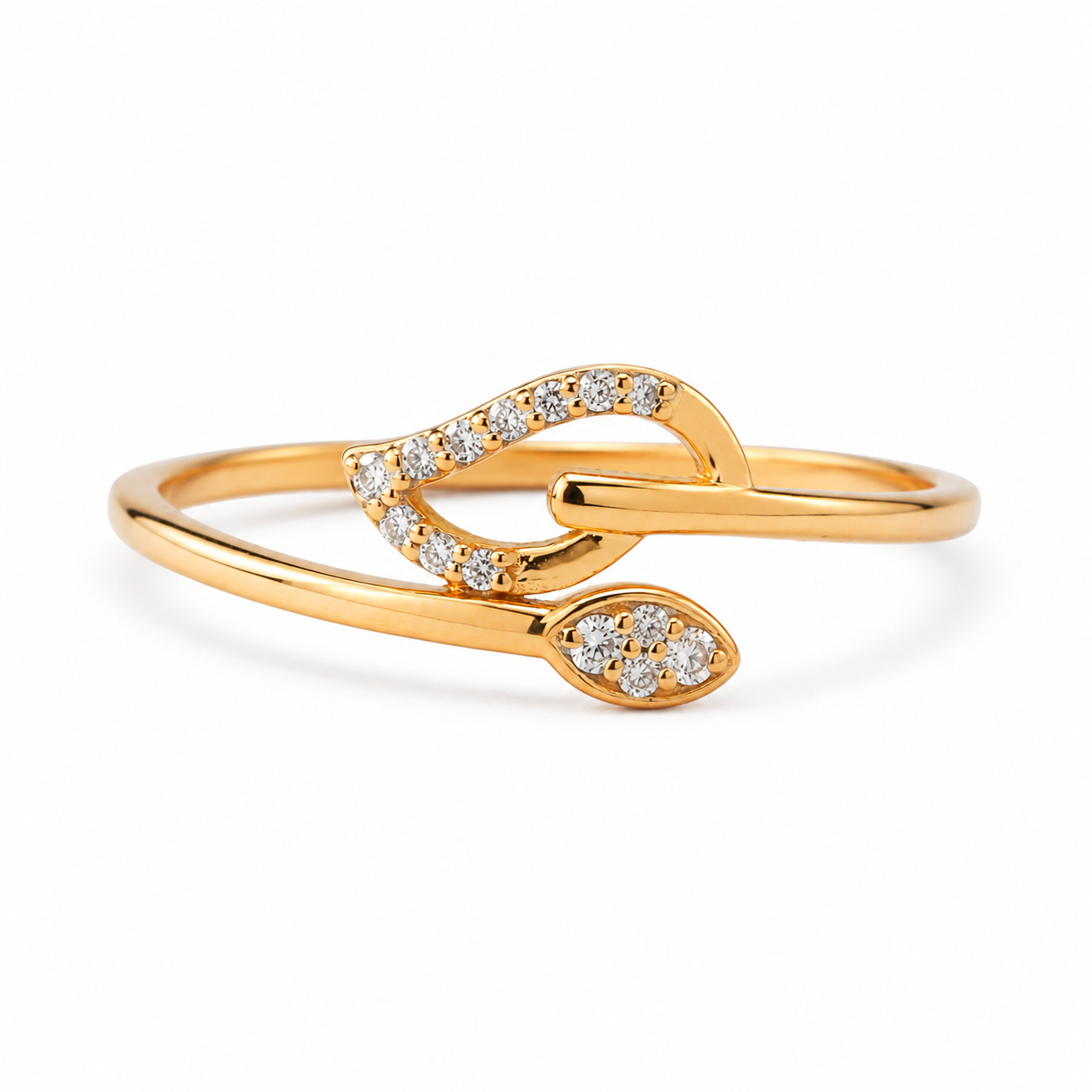 Everyday Sparkle 0.06ct Diamond Ring in 18K Gold